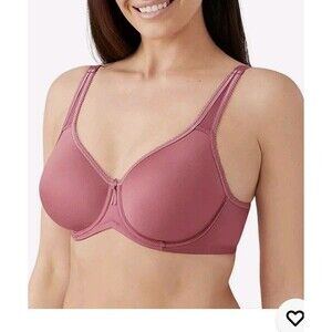 NEW! Wacoal Basic Beauty Spacer Underwire T-Shirt Bra (Size 44D)  Nude